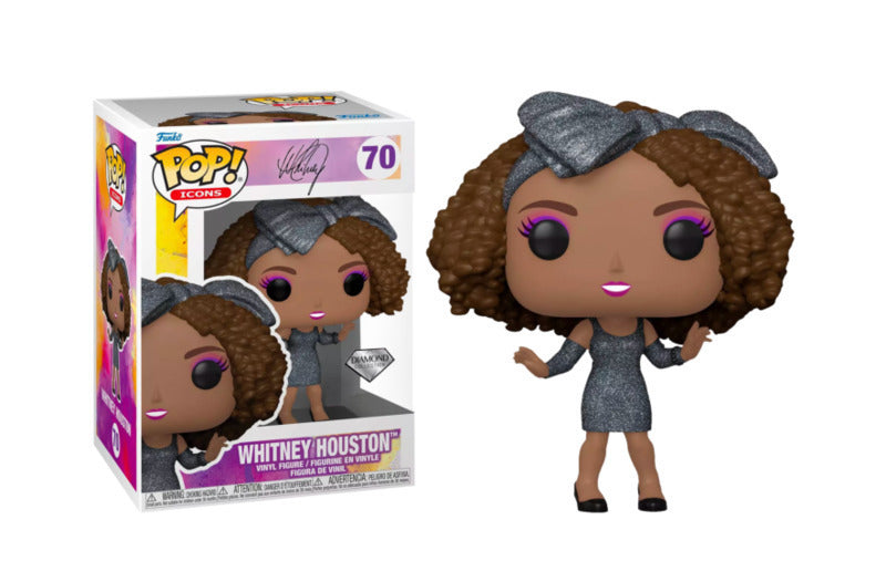 Funko Pop! Icons: Whitney Houston (Diamond Glitter) (Special Edition) #70