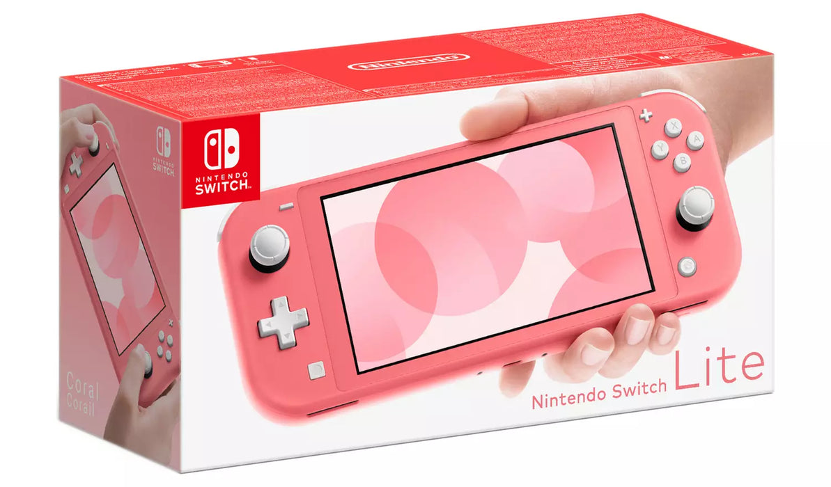 Nintendo Switch Lite Handheld Console - Coral