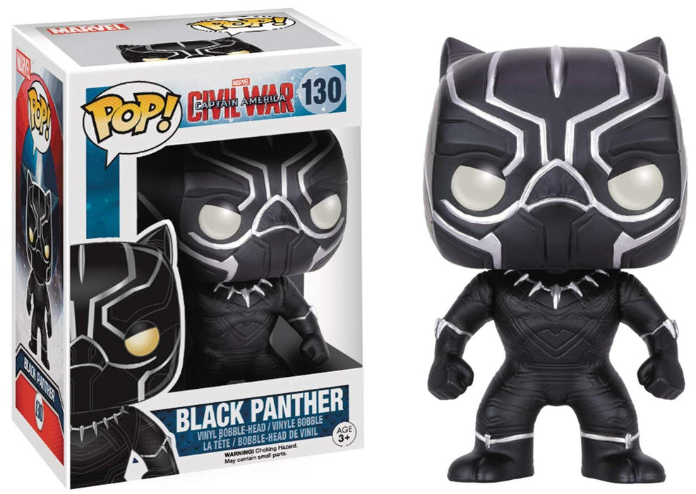 FUNKO POP Marvel CIVIL WAR BLACK PANTHER #130