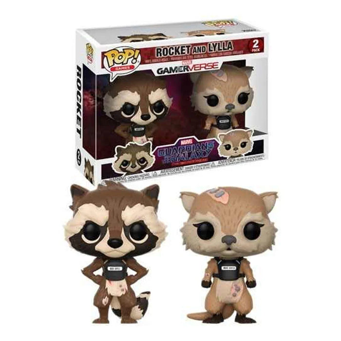 Funko Pop Marvel Gameverse Guardians of Galaxy Rocket and Lylla #2