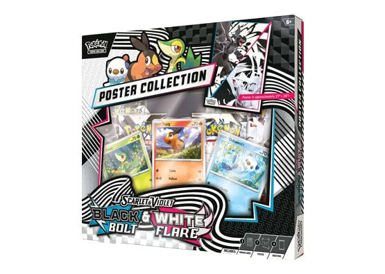 Pokémon TCG: Unova Poster Collection (3 Foil Promo Cards, 4 Booster Packs)