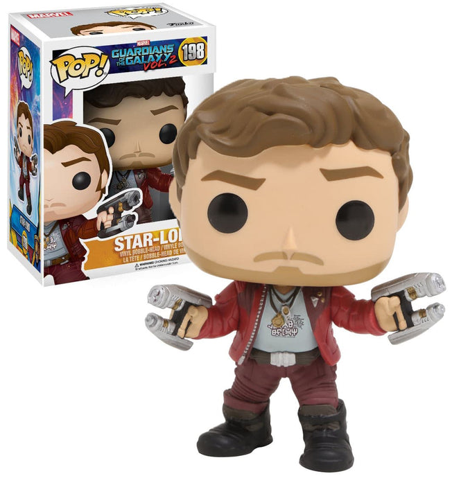 FUNKO POP! : MARVEL : GUARDIANS OF THE GALAXY VOL.2 : STAR LORD #198