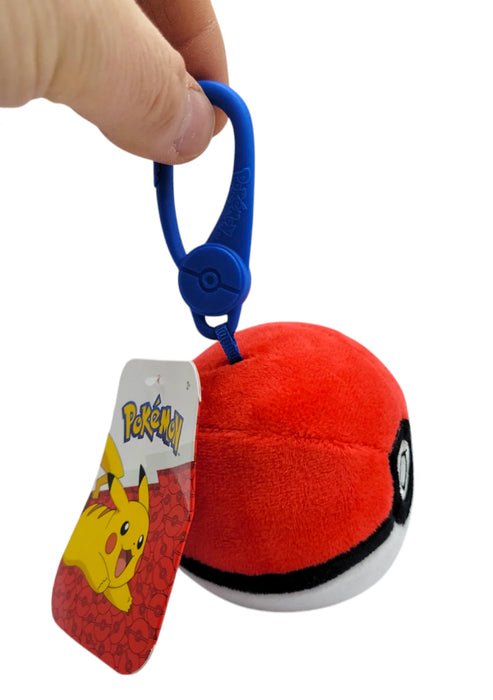 Plush Keychain Mocchi-Mocchi Style Pokéball Pokémon