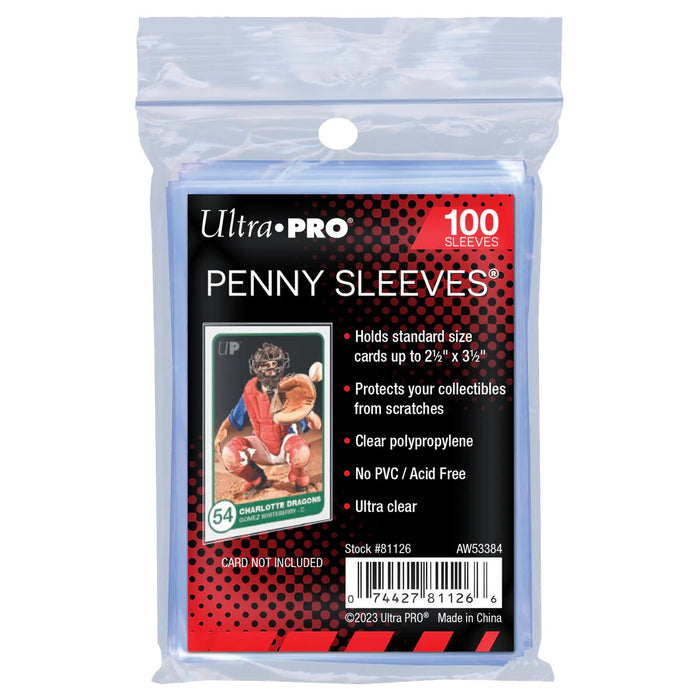 Ultra Pro Standard Size Penny/Soft Card Sleeves (100 Pack)