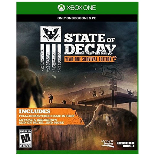 state of decay year one survival edition game for xbox one