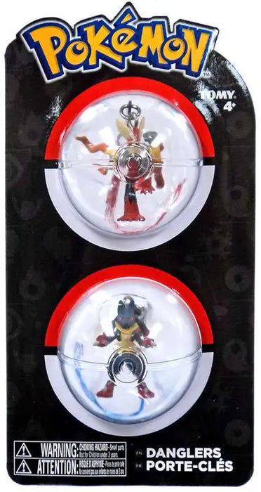 Pokemon Danglers Mega Blaziken Lucario 3 Dangler 2-Pack