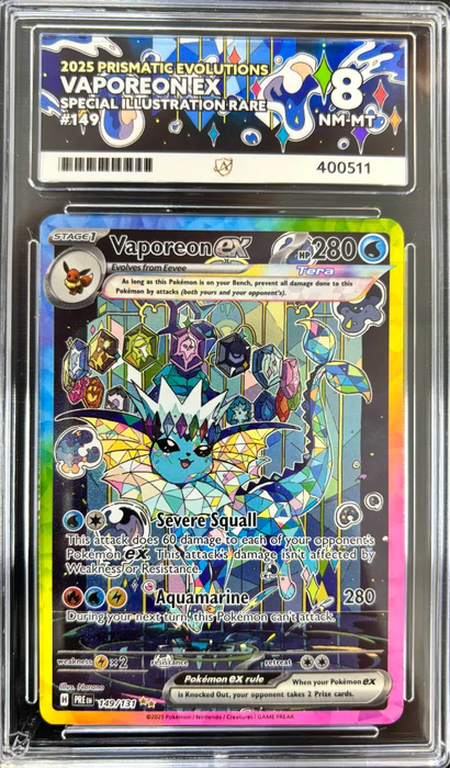 Vaporeon EX -149/131 - SIR - Prismatic Evolutions - ACE 8