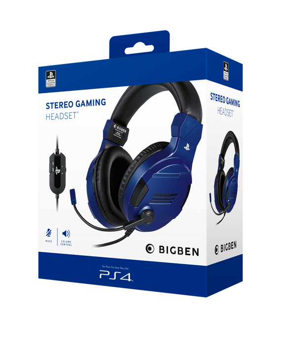 BLUE SONY OFFICIAL HEADSET